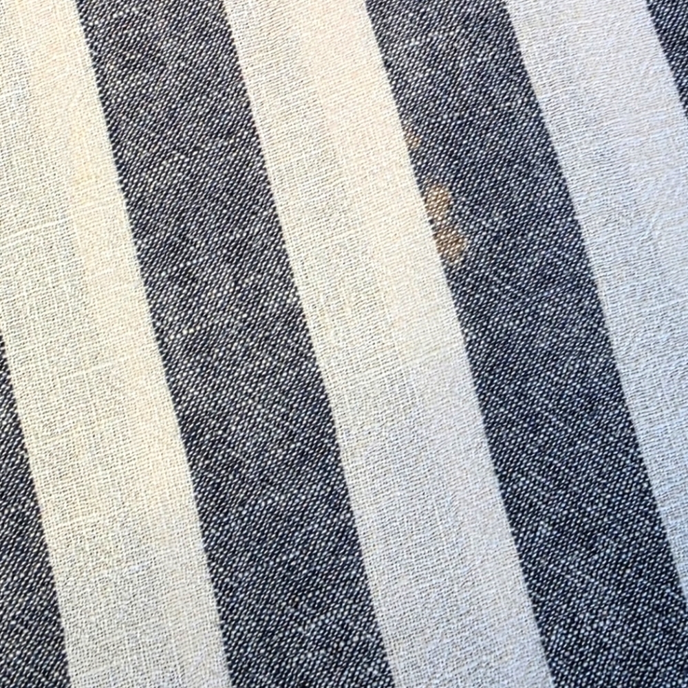 Harve Benard Navy and White Striped Pants - Picture 7 of 7